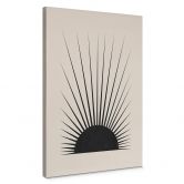 Leinwandbild Orara Studio - Minimalistische Sonne 