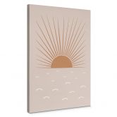 Leinwandbild Orara Studio - Rotes Sonnenlicht 
