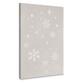 Leinwandbild Winter - Schneeflocken - Orara Studio 