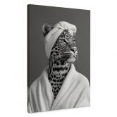 Leinwandbild Royale Spa-Auszeit mit Leopard - Rahner 