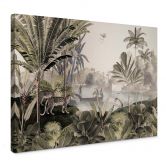 Leinwandbild Sir Edward - Landschaft mit Leoparden 