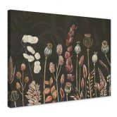 Leinwandbild Sir Edward - Trockenblumen Oliv 