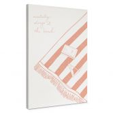 Leinwandbild Sehnsucht nach Strand und Meer - Soley 