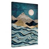 Leinwandbild SpaceFrog Designs - Indigoblau 