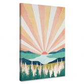 Leinwandbild SpaceFrog Designs - Retro Sommer 