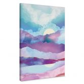 Canvas Oogverblindend berglandschap - SpaceFrog Designs 