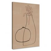 Tableau sur toile The Miuus Studio - Deux vases 