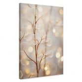Canvasbillede Filigran blade beige - Treechild 