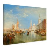 Leinwandbild Turner - Venedig, Dogana und S. Giorgio Maggiore 