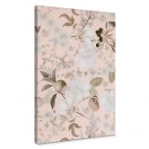 Leinwandbild Boho-Illustration mit Blumen und Früchten - UN Designs 