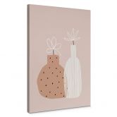 Leinwandbild uplusmestudio - Kleine Blumen in der Vase 