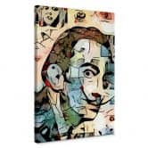 Leinwandbild Zamart - Hommage an Miro - Der Blick 