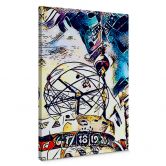 Leinwandbild Zamart - Kandinsky trifft Berlin Alexanderplatz 