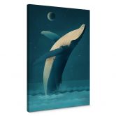 Leinwandbild Braun - Humpback Whale 