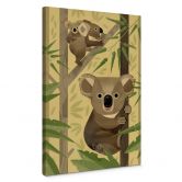 Leinwandbild Braun - Koala 