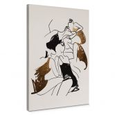 Leinwandbild Kubistika - Ballerinas 