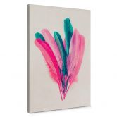 Leinwandbild Kubistika - Feder Bouquet 