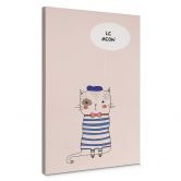 Leinwandbild Kubistika - Le Meow 