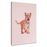 Leinwandbild Loose - Glitter Tiger 