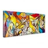 Leinwandbild Zamart - Hommage an Picasso - Chaos - Panorama 