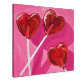 Canvas  Key and Sea - Lollipop Hearts 