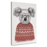 Canvas Solti - Koala in de Winter 