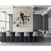 Livingwalls Fototapete Walls by Patel 3 Tour De France 1 beige, braun, schwarz, grau 
