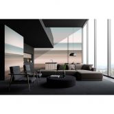 Livingwalls Fototapete Walls by Patel 3 Horizon 2 braun, blau, beige 