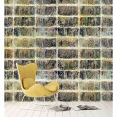 Livingwalls Fototapete Walls by Patel 3 Factory 1 gelb, blau, beige, grün 