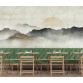 Livingwalls Fototapete Walls by Patel 3 Akaishi 1 beige, grau, blau 