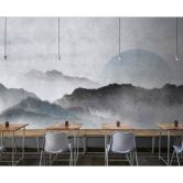 Livingwalls Fototapete Walls by Patel 3 Akaishi 2 grau, blau 