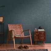 Struktur-Tapete in Marineblau Metallic - Elegante Vliestapete für moderne Räume 