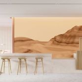 Woestijnlandschap fotobehang met duin effect - vliesbehang 