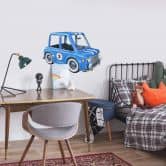 Muursticker Agullo – Autootje Blauw 