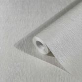 Non-woven tapet med let struktureret effekt i ensfarvet gråt strukturmønster  