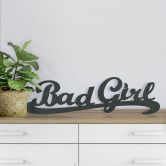 Lettres décoratives en bois MDF - Bad Girl 