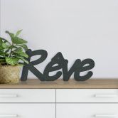 Lettres décoratives en bois MDF - Rêve 
