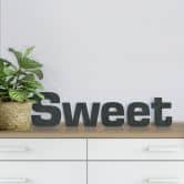 Lettres en bois MDF Sweet 