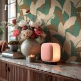 Vliestapete Isabelle Golden Canopy Palmen Petrol Beige - Palmenblätter Dschungel braun grün 