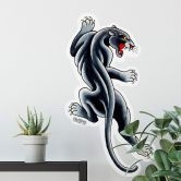 Wandtattoo Miami Ink Black Panther 