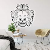 Wandtattoo Miami Ink Mexikanische Totenmaske 2 