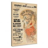 Leinwandbild Mucha - Plakat für eine Ausstellung 