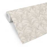 Mustertapete Urban Jungle Tropenblätter Creme - Bloomery Decor 