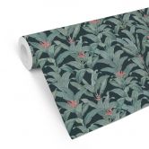 Dschungel Mustertapete Urban Jungle Tropenblätter Grün - Bloomery Decor 