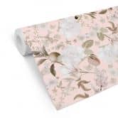 Boho Patroonbehang met bloemen en fruit - UN Designs 