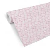 Mustertapete - Grafische Wellen -rosa 