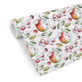 Papier peint à motifs - Récolte de pommes 