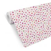 Mustertapete Buntes Konfetti - pink 
