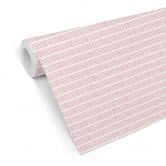 Tapet med mønster og striber - pink 