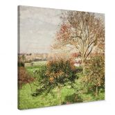 Leinwandbild Pissarro - Herbstmorgen in Eragny 